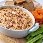 Hot baked reuben dip